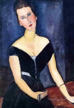  muy Pintura - señora georges van muyden 1917 Amedeo Modigliani